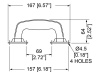 PENN H1430 | Držadla, madla a ucha pro výrobu cases, přepravních kufrů - 02