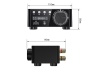 Zesilovač 2.0 2x25W s AUX IN, Bluetooth, USB, SD - stříbrný | Multimediální přehrávače - 03