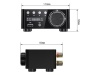 Zesilovač 2.0 2x25W s AUX IN, Bluetooth, USB, SD - černý | Zesilovače - 03