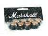 Marshall knoflík potenciometru 8ks, zlaté vršky | Náhradní díly pro kytarové aparáty - 01