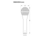 Audix OM7 profesionální dynamický mikrofon pro zpěv | Vokální dynamické mikrofony - 05