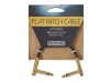 RockBoard Flat Patch Cabel Gold 10cm | Krátké nástrojové kabelové propojky - 02