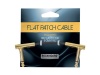 RockBoard Flat Patch Cabel Gold 5 cm | Krátké nástrojové kabelové propojky - 02